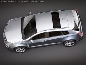 SRX 2010 SUV 3D Model