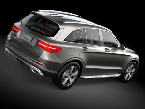 Mercedes-Benz GLC 2016 Lowpoly Modello 3D