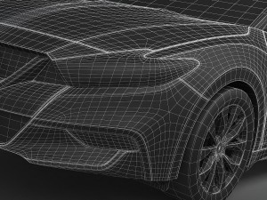 Nissan Maxima 2016 Lowpoly 3D Модель