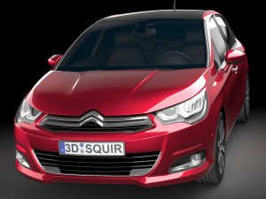 Citroen C4 2015 3D Model