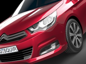 Citroen C4 2015 3D Model