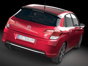 Citroen C4 2015 3D Model