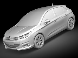 Citroen C4 2015 3D Model