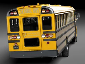IC CE Series Schoolbus 2015 Lowpoly 3D Model