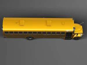 IC CE Series Schoolbus 2015 Lowpoly 3D Model