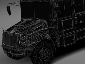 IC CE Series Schoolbus 2015 Lowpoly 3D Model