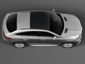 Mercedes-Benz GLE 63 AMG Coupe 2016 Lowpoly 3D Модель