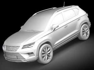 Seat Ateca 2017 Modelo 3D