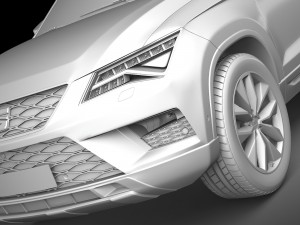 Seat Ateca 2017 Modelo 3D