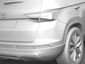 Seat Ateca 2017 Modelo 3D