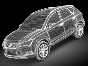 Seat Ateca 2017 Modelo 3D