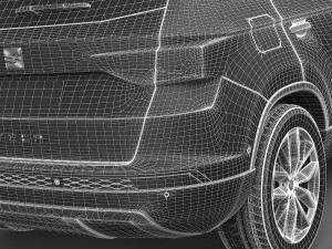Seat Ateca 2017 Modelo 3D