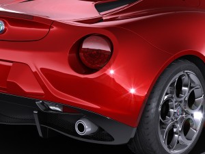 Alfa Romeo 4C Spider 2016 3D Модель