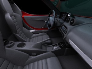 Alfa Romeo 4C Spider 2016 3D Модель