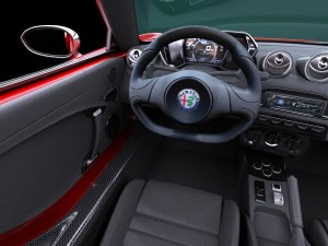 Alfa Romeo 4C Spider 2016 3D Модель