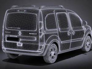 Renault Kangoo 2016 3D Model