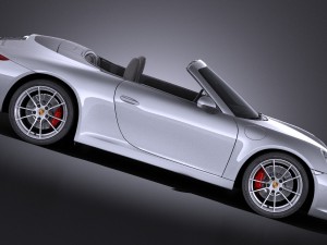 Porsche 911 Carrera Cabriolet 2016 Model 3D