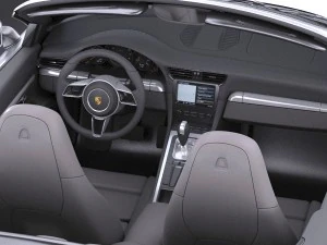 Porsche 911 Carrera Cabriolet 2016 3D Model