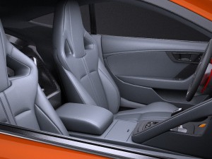 Jaguar F-type SVR Coupe 2017 3D Model