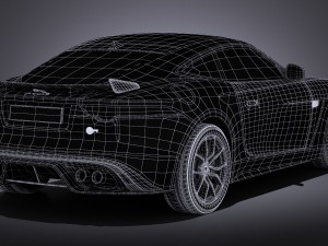 Jaguar F-type SVR Coupe 2017 3D Model
