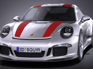 Porsche 911 R 2017 3D Model