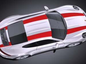 Porsche 911 R 2017 3D Model