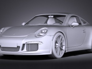 Porsche 911 R 2017 3D Model
