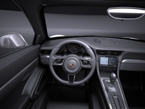 Porsche 911 R 2017 3D Model