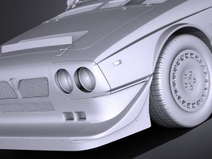 Lancia Delta S4 Rally Car Modello 3D