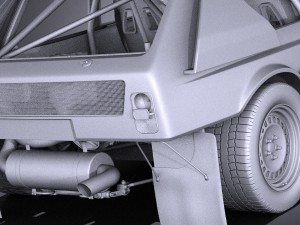Lancia Delta S4 Rally Car Modello 3D