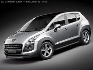Peugeot 3008 Modèle 3D