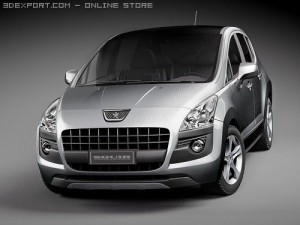 Peugeot 3008 Modelo 3D