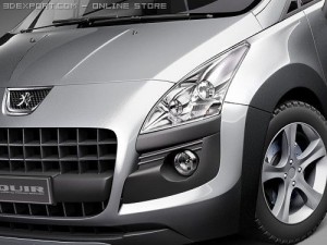 Peugeot 3008 Modelo 3D