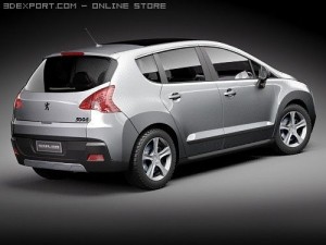 Peugeot 3008 Modelo 3D