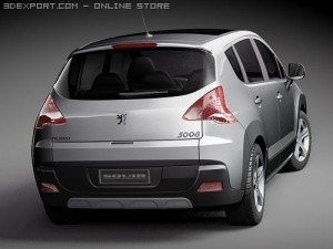 Peugeot 3008 Modelo 3D