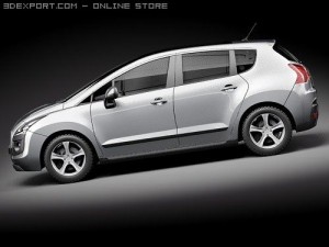 Peugeot 3008 Modelo 3D