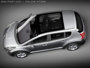 Peugeot 3008 Modelo 3D