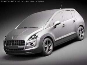 Peugeot 3008 Modelo 3D