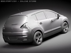 Peugeot 3008 Modelo 3D