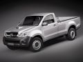 Toyota Hilux Single Cab 2009 Modello 3D