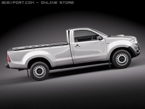 Toyota Hilux Single Cab 2009 Modelo 3D