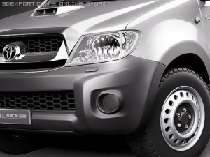 Toyota Hilux Single Cab 2009 Modelo 3D