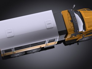 Gaz Ural Next 2015 Rotational Bus Modèle 3D