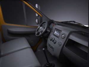 Gaz Ural Next 2015 Rotational Bus Modèle 3D