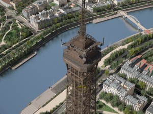 Paris City Eiffel Tower 3D Model