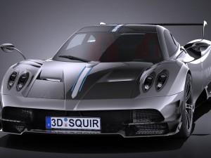 Pagani Huayra BC 2016 3D Model