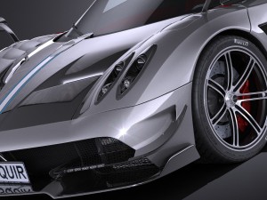 Pagani Huayra BC 2016 3D Model