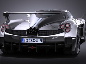 Pagani Huayra BC 2016 3D Model
