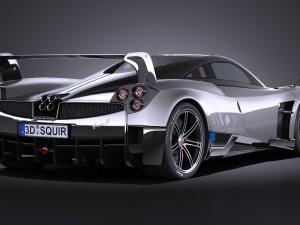 Pagani Huayra BC 2016 3D Model
