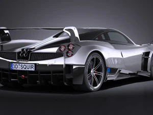 Pagani Huayra BC 2016 3D Model